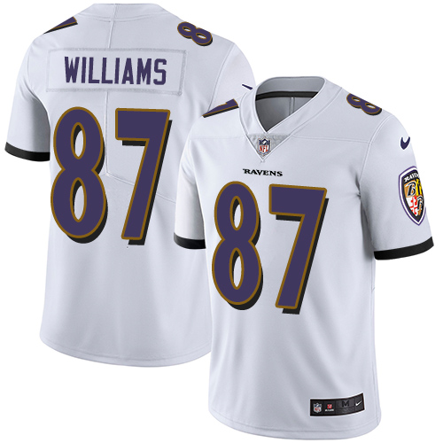 Nike Ravens #87 Maxx Williams White Youth Stitched NFL Vapor Untouchable Limited Jersey